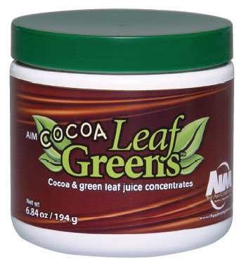 Cocoa and leaf greens